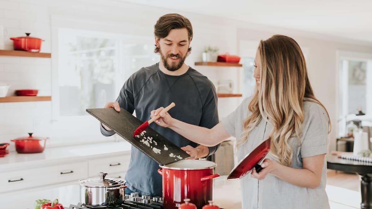 Bright, clean Airbnb kitchen with modern amenities