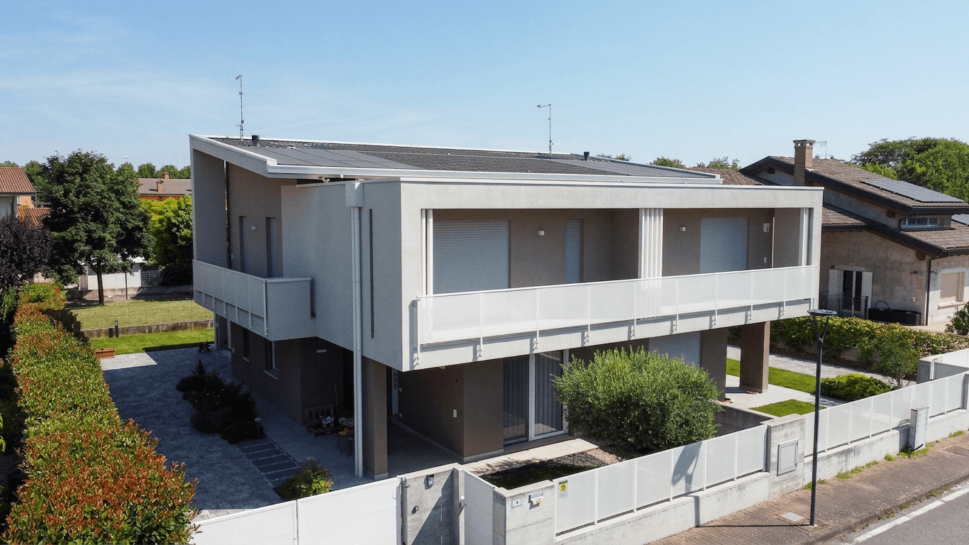 Same property with enhanced sky and vibrant natural colors